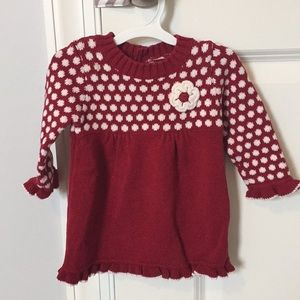 Baby girl sweater dress